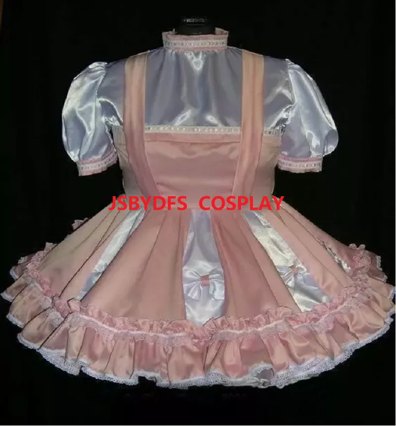 

Sissy Baby maid satin unisex Dress Cosplay Costume Tailor-made