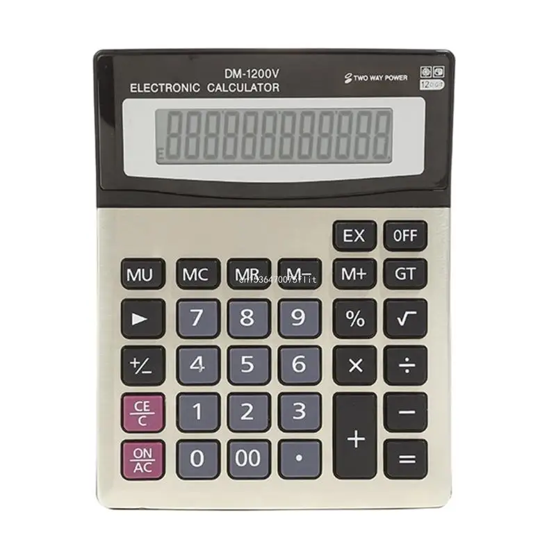 

12 Digit Calculator Small Desktop Office Financial Calculator Easy to Use Lightweight for Students and Professional DropShipping