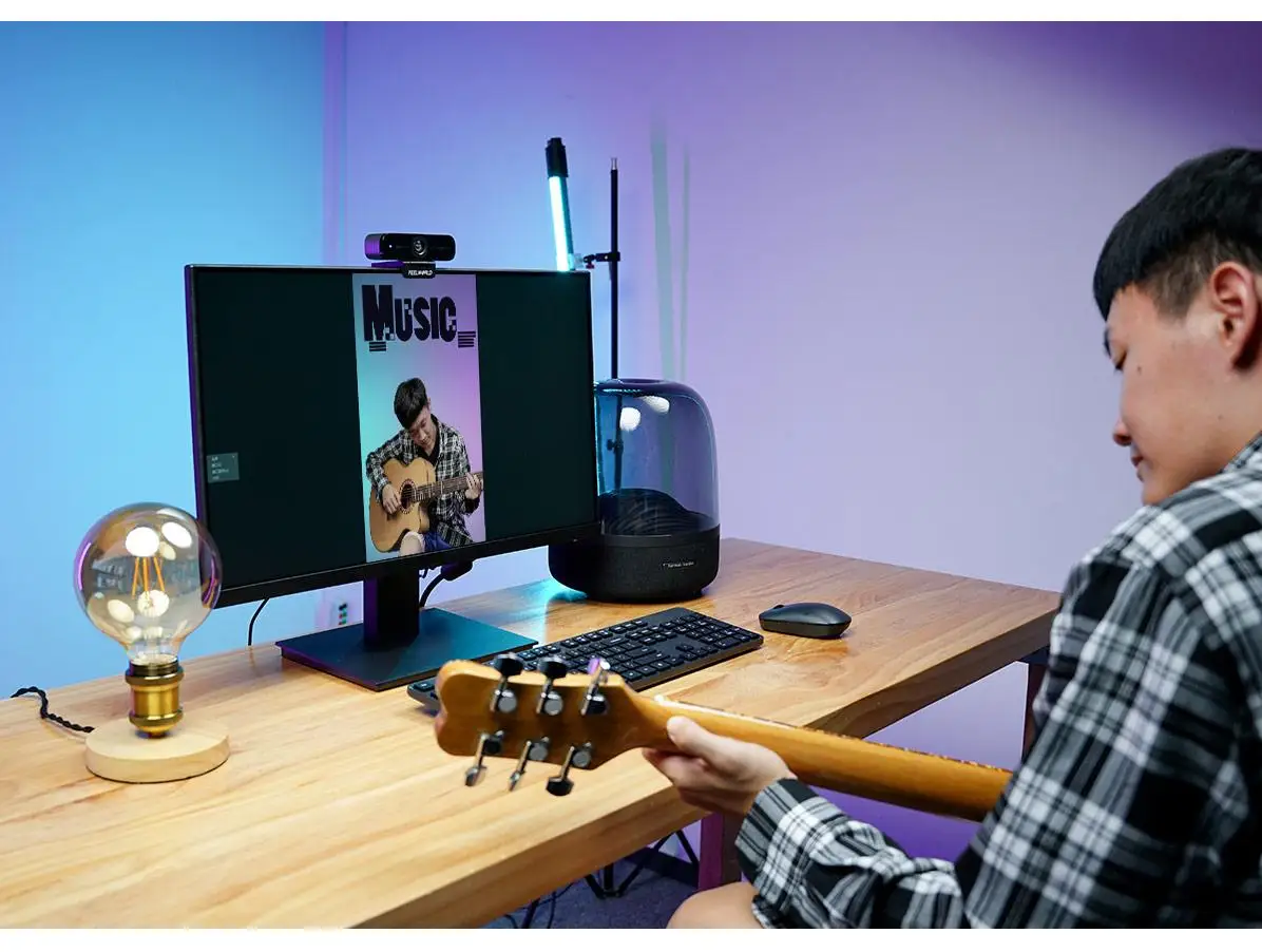 Feel world wv207 USB-Streaming-Webcam Full HD 1080p mehrere Montage optionen kompakter und tragbarer vertikaler Bildschirm