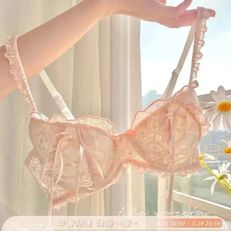 Bra Seksi Bergaris Mode Lingerie Push Up Perban Bra Wanita Bralette Dapat Disesuaikan Nirkabel Nyaman Pakaian Dalam Anak Perempuan Intim