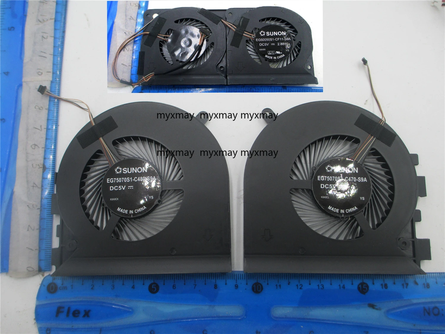 

CPU GPU Cooling Fan For Razer Blade Pro 17 RZ09 RZ09-0287 EG75070S1-C470-S9A EG75070S1-C480-S9A EG50050S1-CF11-S9A