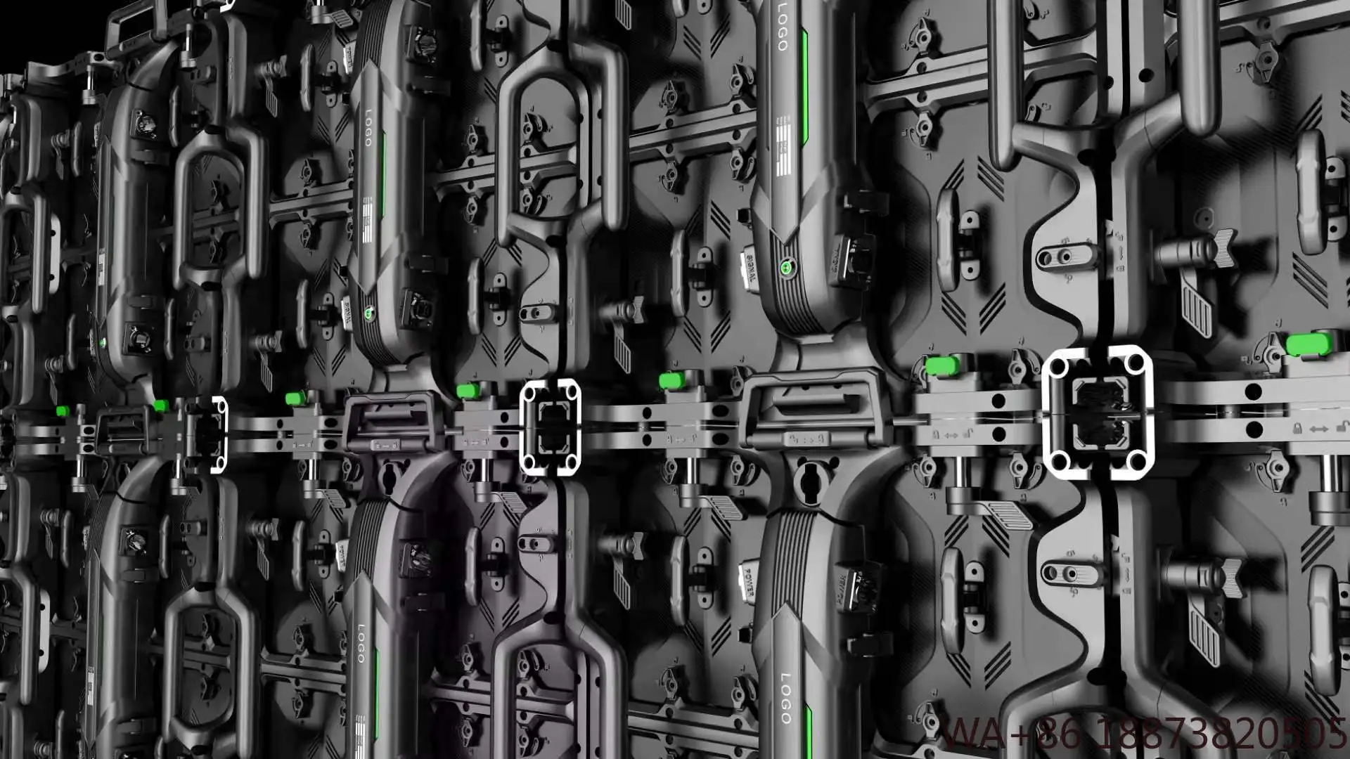 شاشة LED Vcore HD غرامة بكسل الملعب P2.976 P3.91 P4.81 500x500 مللي متر شاشة تأجير خارجية عرض يموت الصب خزانة ألومنيوم #3