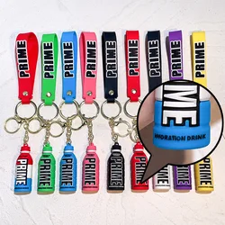 Creative PRIME Energy Drink bottle Key Chain Prime Drink Bottle Pendant PVC Drink Bottle Bag Car Key Pendant Accessory