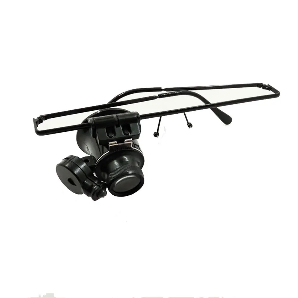 

20X Magnifying Glasses Loupe Interchangeable Headb Repairing Accessories HeadMounted Lens Bracket Watch Jewelry Tool Durability