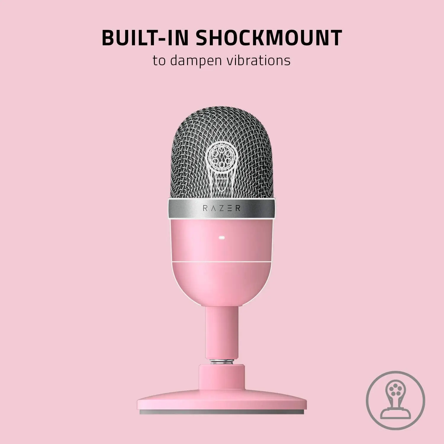 ميكروفون Razer Seiren Mini USB مكثف للغاية مع ميكروفون بنمط الالتقاط فائق القلب