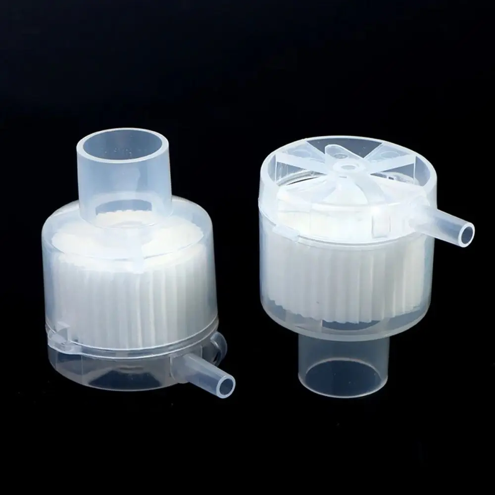 1Pcs Disposable Breathing Filter Steriled Heat Moisture Exchangers Tracheostomy Trach Vent HME Filter