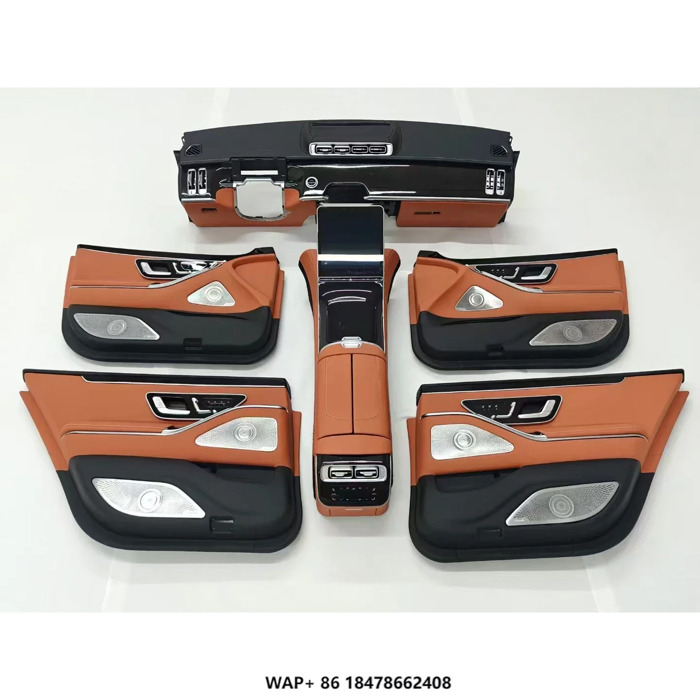 S-Class Style Instrument Panel Dashboard and Door Panel Kit  for  Benz Vito W447 V220 V250d  v Class Mpv