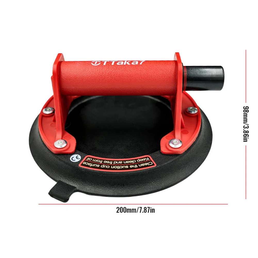 Manual lifting sucker 200KG/ 440 lb load, thick rubber soles, large glass, tile, windscreen - replaceable tool
