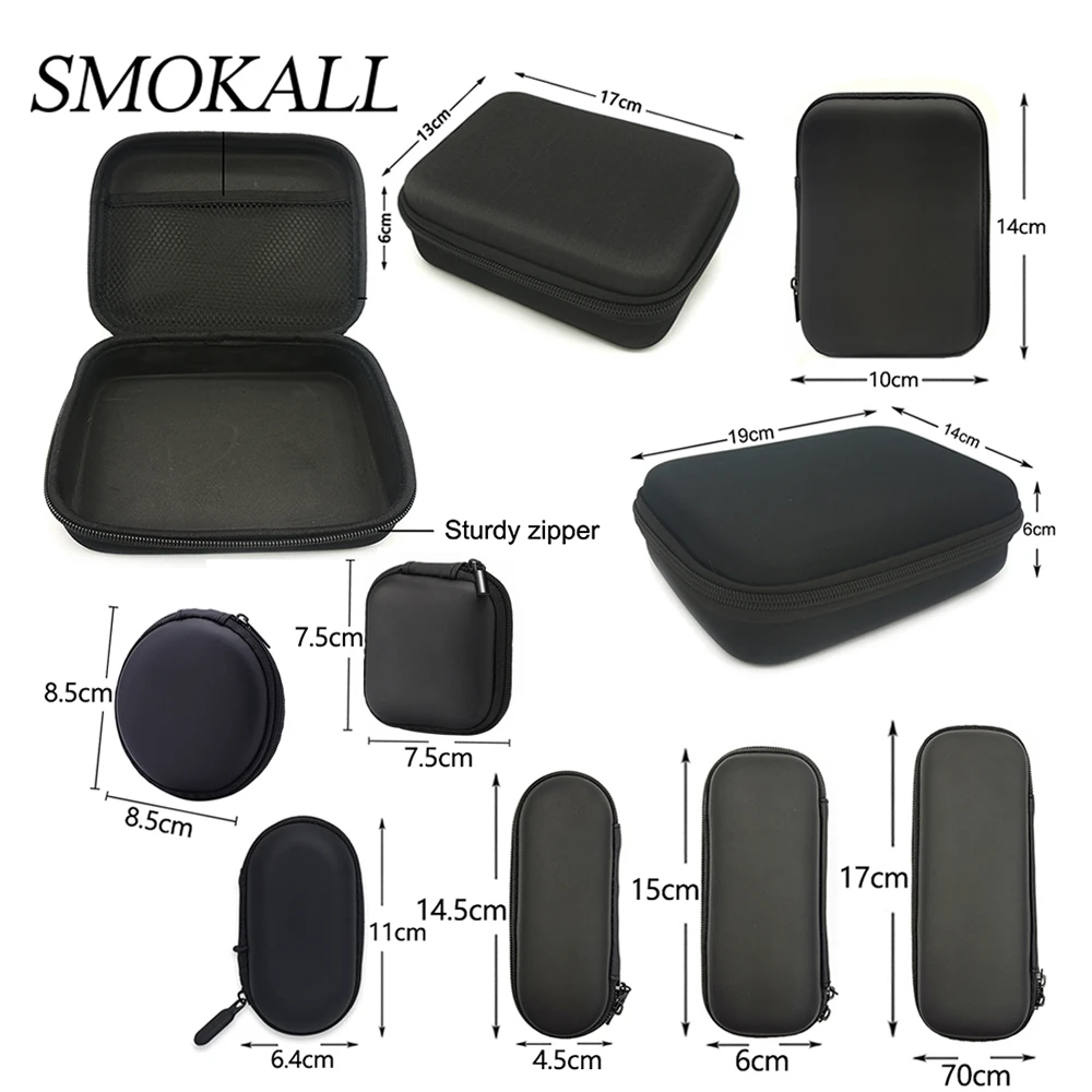 Opbergtas voor oortelefoongegevens Ovaal Vierkant Rechthoek Kabelorganizer Zakken Mini Ritszakje Tech Gadgets Draagbare oplader U Disk Case