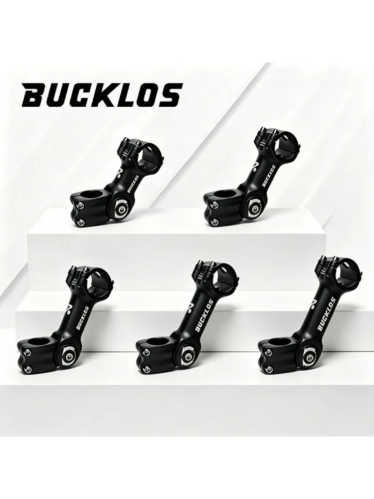 AliExpress BUCKLOS Bike Adjustable Handlebar Stem 60 Degree 25.4/31.8mm Road MTB Stem Aluminum Alloy CNC 28.6mm Bike Fork Stem Bike Part