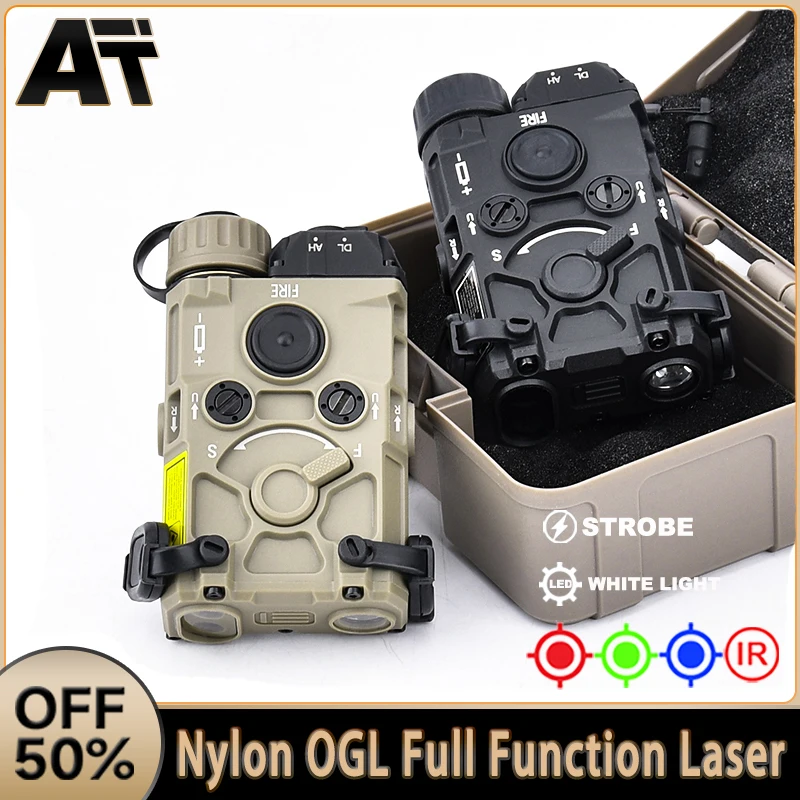 وادسن OGL Eeote التكتيكية مضيا وظيفة كاملة أحمر أخضر أزرق نقطة تهدف الليزر مؤشر الأشعة تحت الحمراء ستروب كشاف ضوء الادسنس الصيد #2