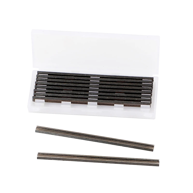 10 PCS 82mm High Carbon Steel Blades Knives For Woodworking Power Tools Accessorie Disposable Planer Blades