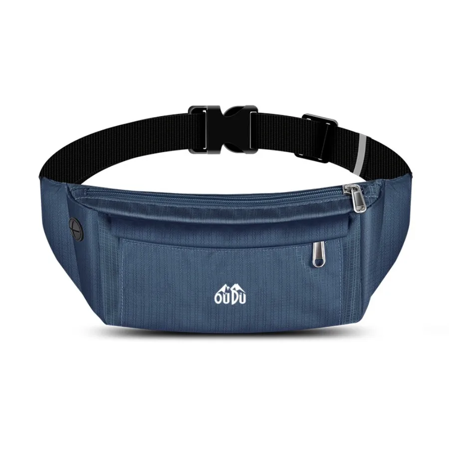 

【New style】Multi-functional large-capacity waist bag for men and women wear-resistant outdoor sports mobile phone bag nylon clo