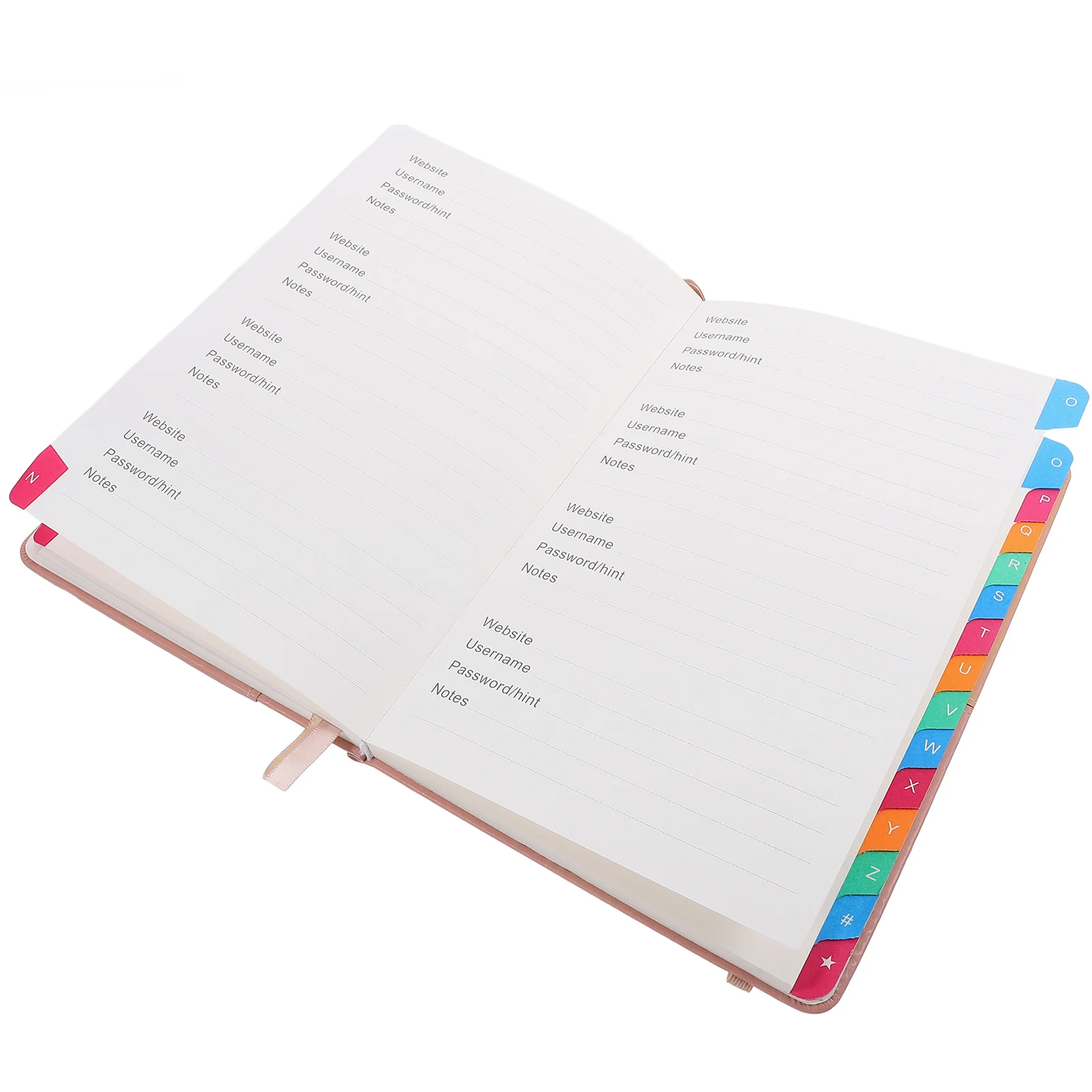 Alphabetical Code Book Portable Address Organizer Home Phone Small Password Notebook Versatile for Numbers