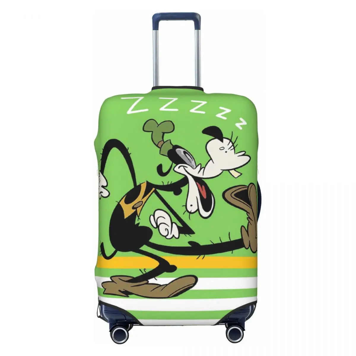

Custom Goofy Goof Luggage Cover Protector Cute Anime Cartoon Travel Suitcase Protective Cover for 18-32 Inch