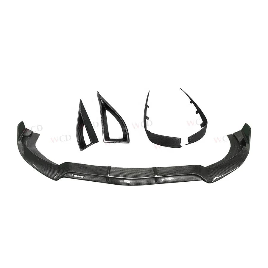 

B Style Carbon Fiber Bodykit for Mercedes Benz CLS-Class W218 CLS63 2016-2018 Front Bumper Lip Air Intake Vent Canard Body Kit