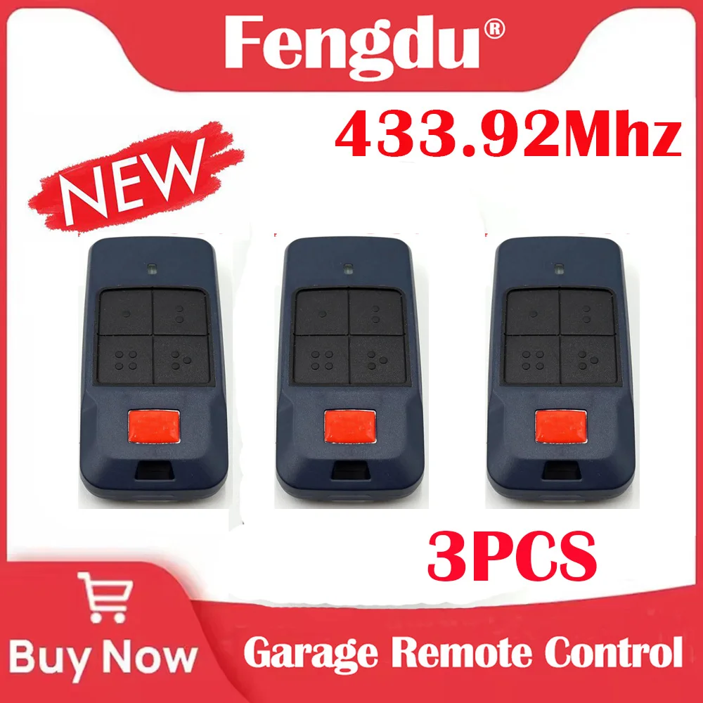 433.92Mhz Remote Control 4 Buttons Rolling Code COOL C2 C4 Garage Door Gate Remote Control