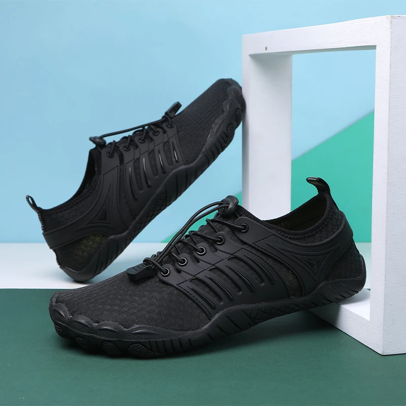 수영 신발 남성 비치 아쿠아 슈즈 여성 퀵 드라이 맨발 업스트림 서핑 슬리퍼 하이킹 워터 슈즈 웨이딩 유니섹스 스니커즈