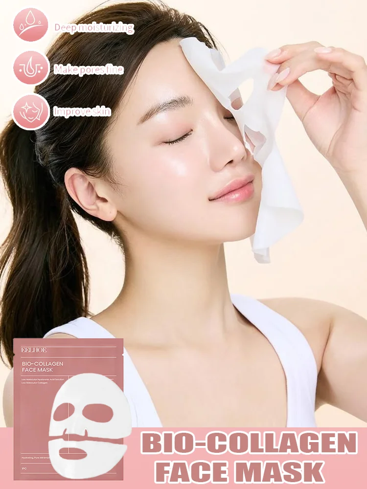 

Deep Hydrating Bio Collagen Face Mask Shrink Pores Overnight Mask Moisturizing Refreshing Brightening Face Skin Care