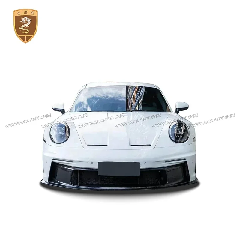 For Porsche 992 911 Bodykit Upgrade GT3 Style Car Front Bumper Rear Bumper Assembly Exhaust Tip PP Material Body Kit