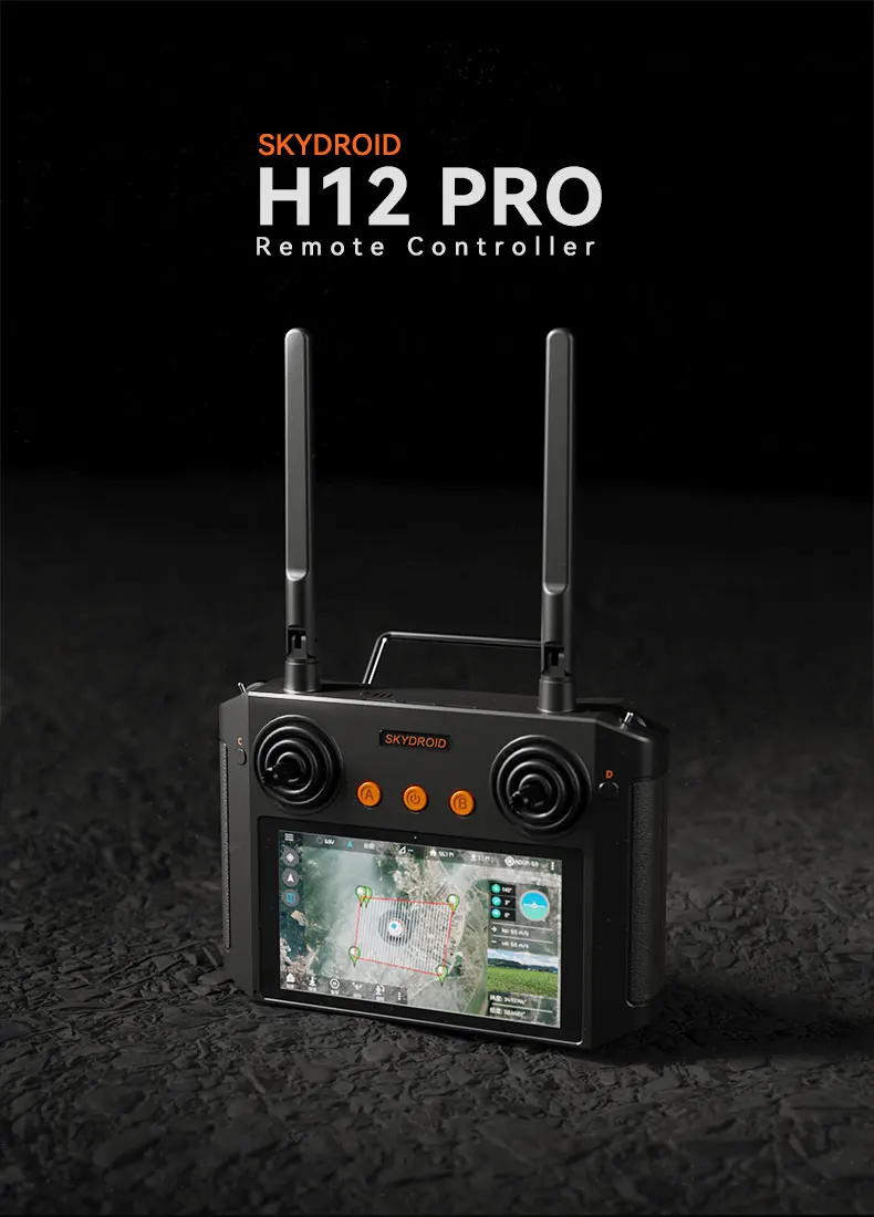 Skydroid H12 PRO Remote Control with 3-body Camera/3-Axis Gimbal Combo 1080P Digital Image For Agricultural Spray