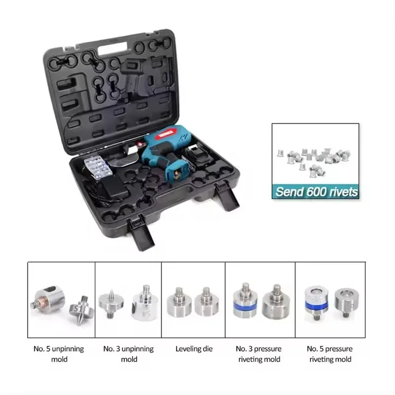Hot Sale Lithium Battery Portable Convenient Electric Car Body Collision Repair Body Shop Equipment Riveting Tools