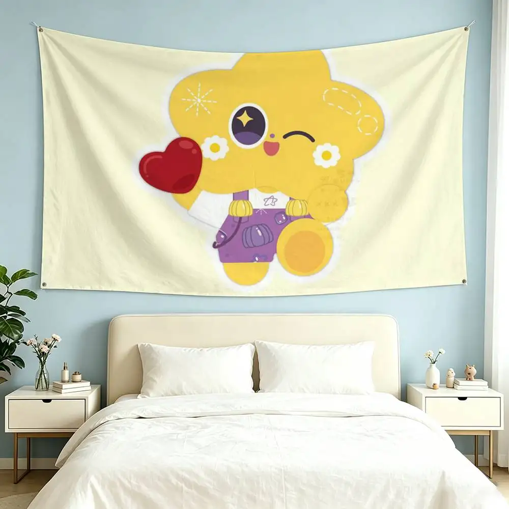Adorable Mascot G-GMMTV  Flags for Bedrooms Home Decor Items Outdoor Decors Garage Decoration Flaga
