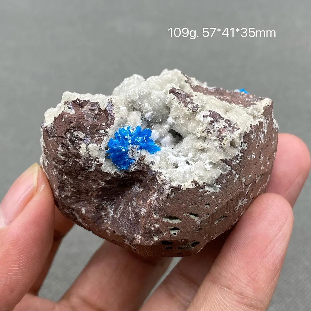 

100% natural Indian Cavansite stone rough crystal mineral specimen quartz