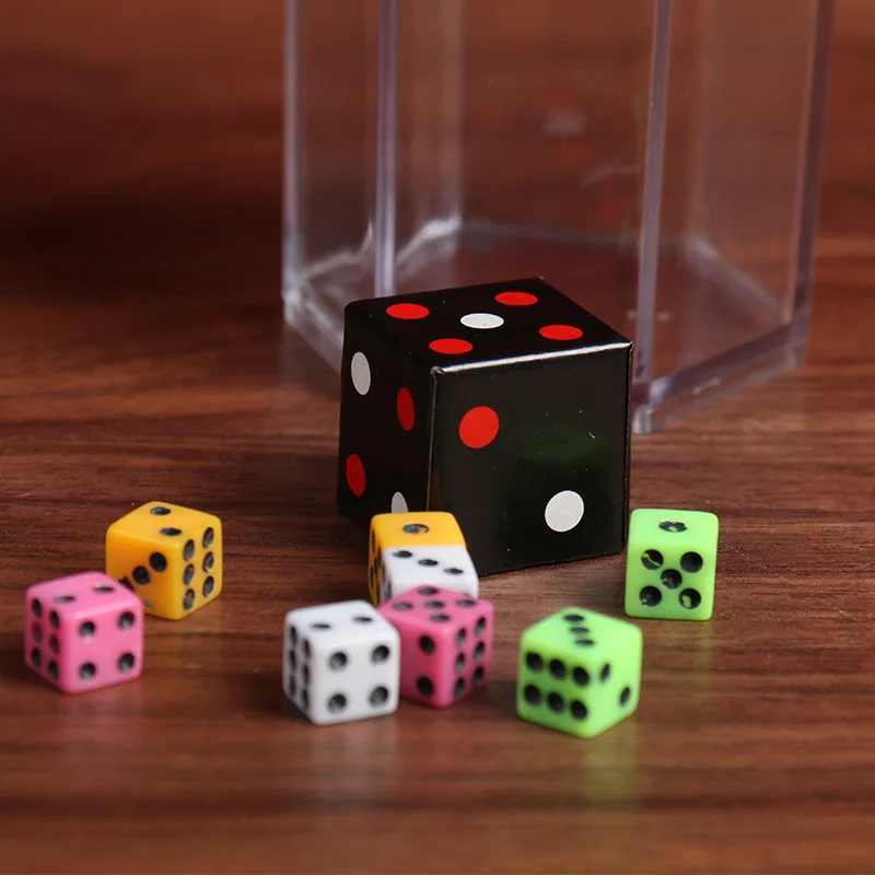 كبير الحجم انفجار النرد الخدع السحرية واحد إلى أربعة النرد عن قرب أوهام Mentalism للتحايل الدعامة الأطفال نكتة المزحة سهلة