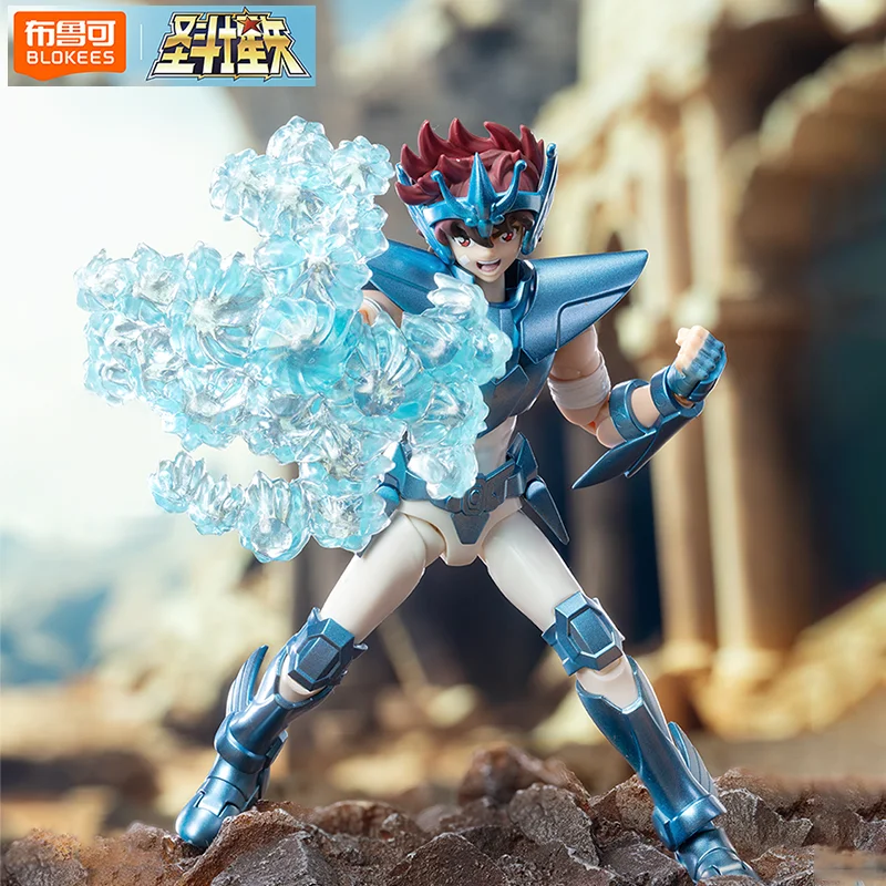

Original BLOKEES Saint Seiya Aiolos Tenma Pegasus Action Figure Beyond Version Toy Assembly Model Kit Figure Doll Model Kids