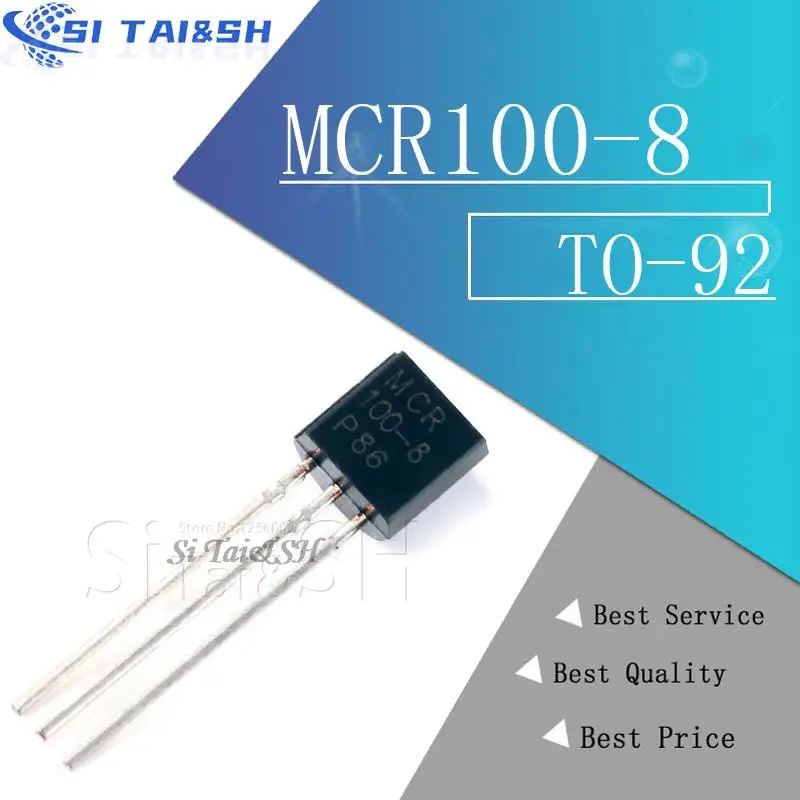 50PCS MCR100-8 TO-92 100-8 TO92 new