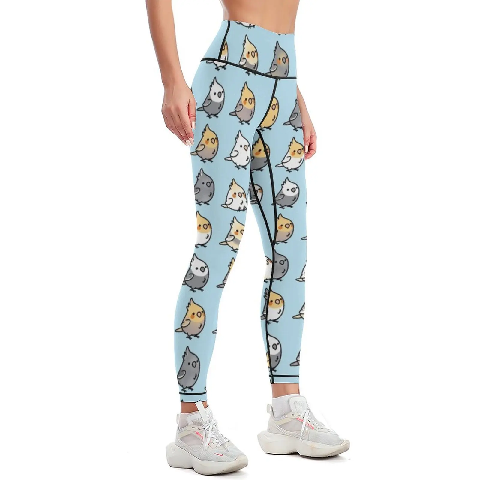 Chubby Cockatiel Collection Leggings Fitness clothing flared Womens Leggings