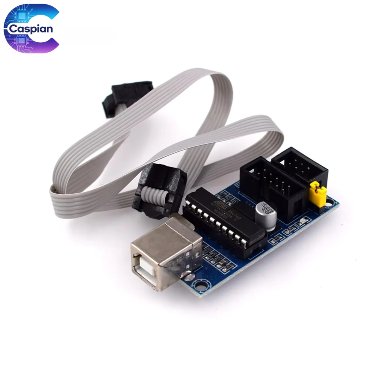 10Pcs USBTiny USBtinyISP AVR ISP Programmer Bootloader for Mega2560 UNO R3 with 10 Pin Cable