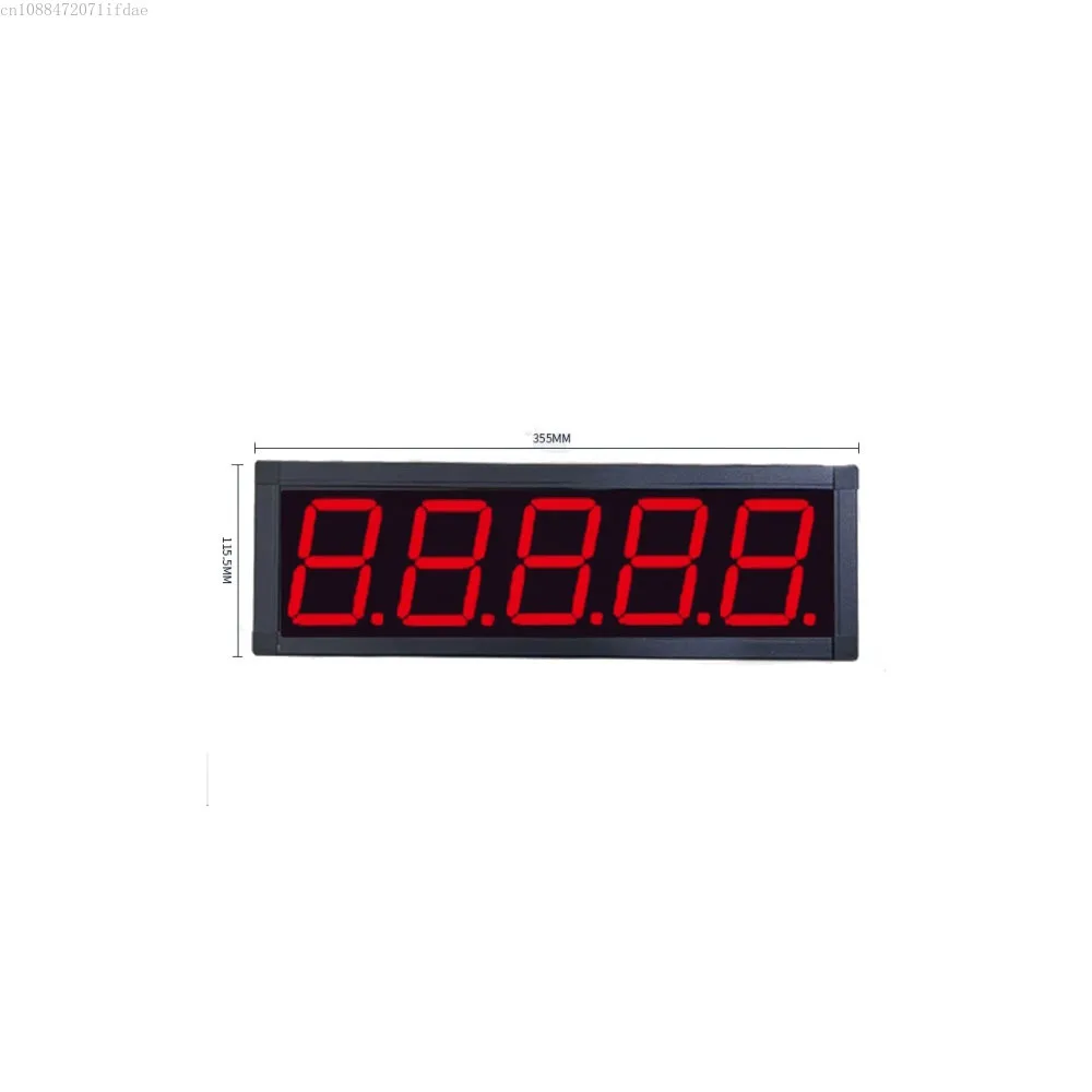 Taidacent 0-5V 0-10V 4-20mA RS485 Modbus 4/5 Digits 2.3/3 Inch Digital Display Meter Industrial Serial PLC Led Display Panel