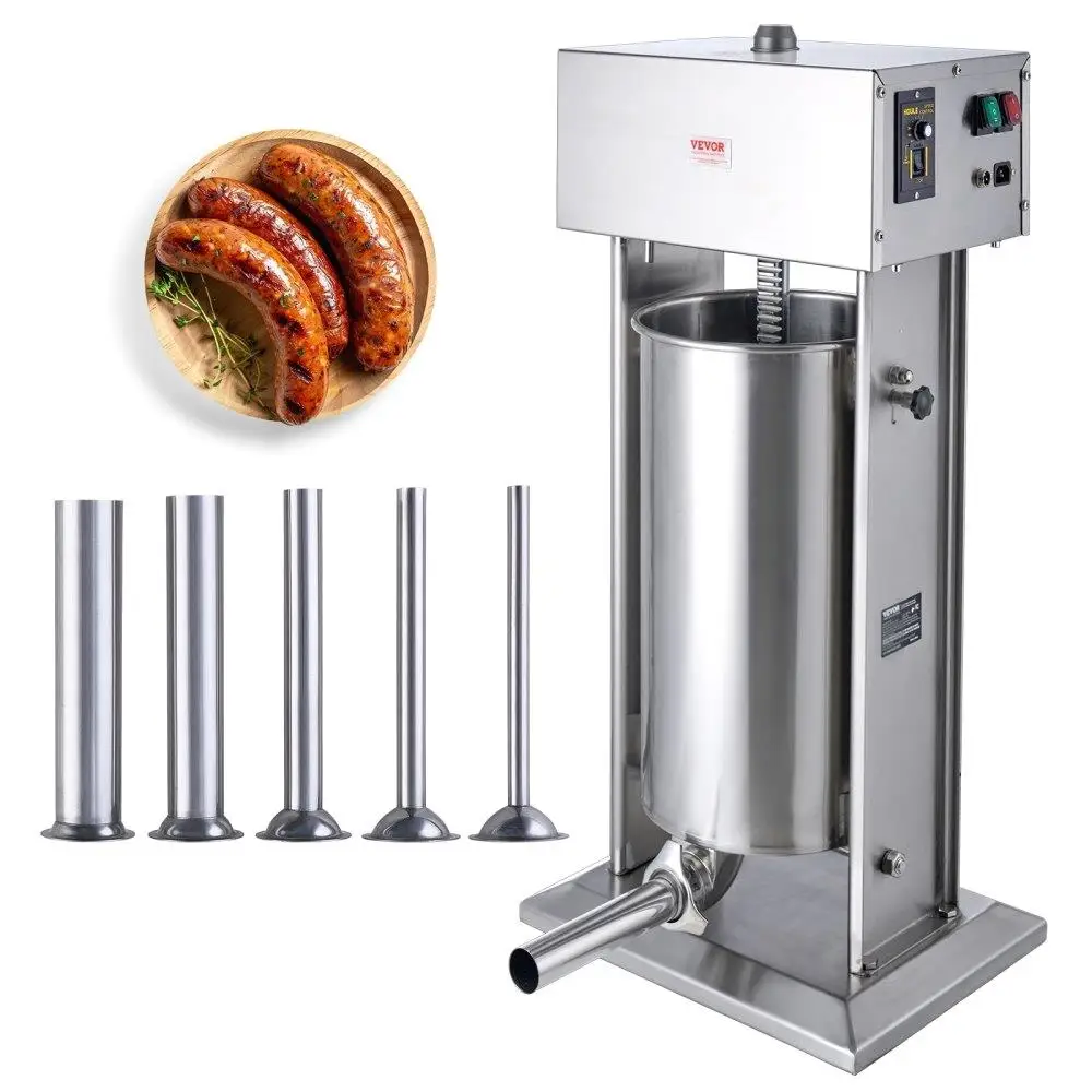 

Electric Sausage Stuffer 25L Vertical Meat Maker Stainless Steel 304 Processor for Home and Restaurant Use