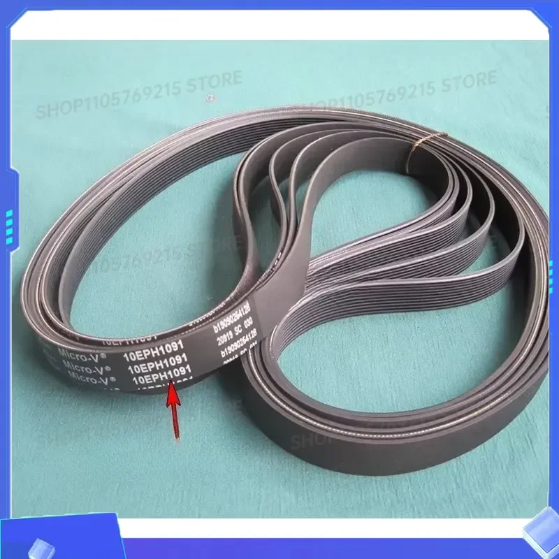 for Drum Washing Machine Belt XQG100-E1230 Multi-Wedge Belt Micro-V 10EPH1091 Flat