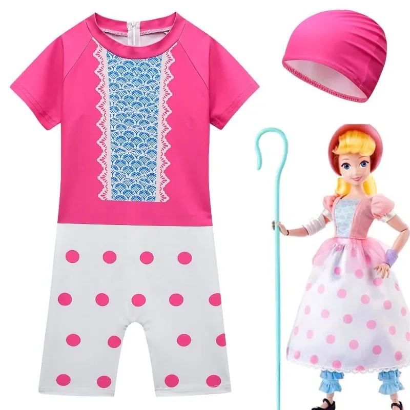 توي ستوري الطنانة الخفيفة وودي تريس كيدز أنيمي الكرتون سريعة الجافة قطعة واحدة ملابس السباحة السراويل الفتيان الفتيات شخصية الشاطئ البدلة #5