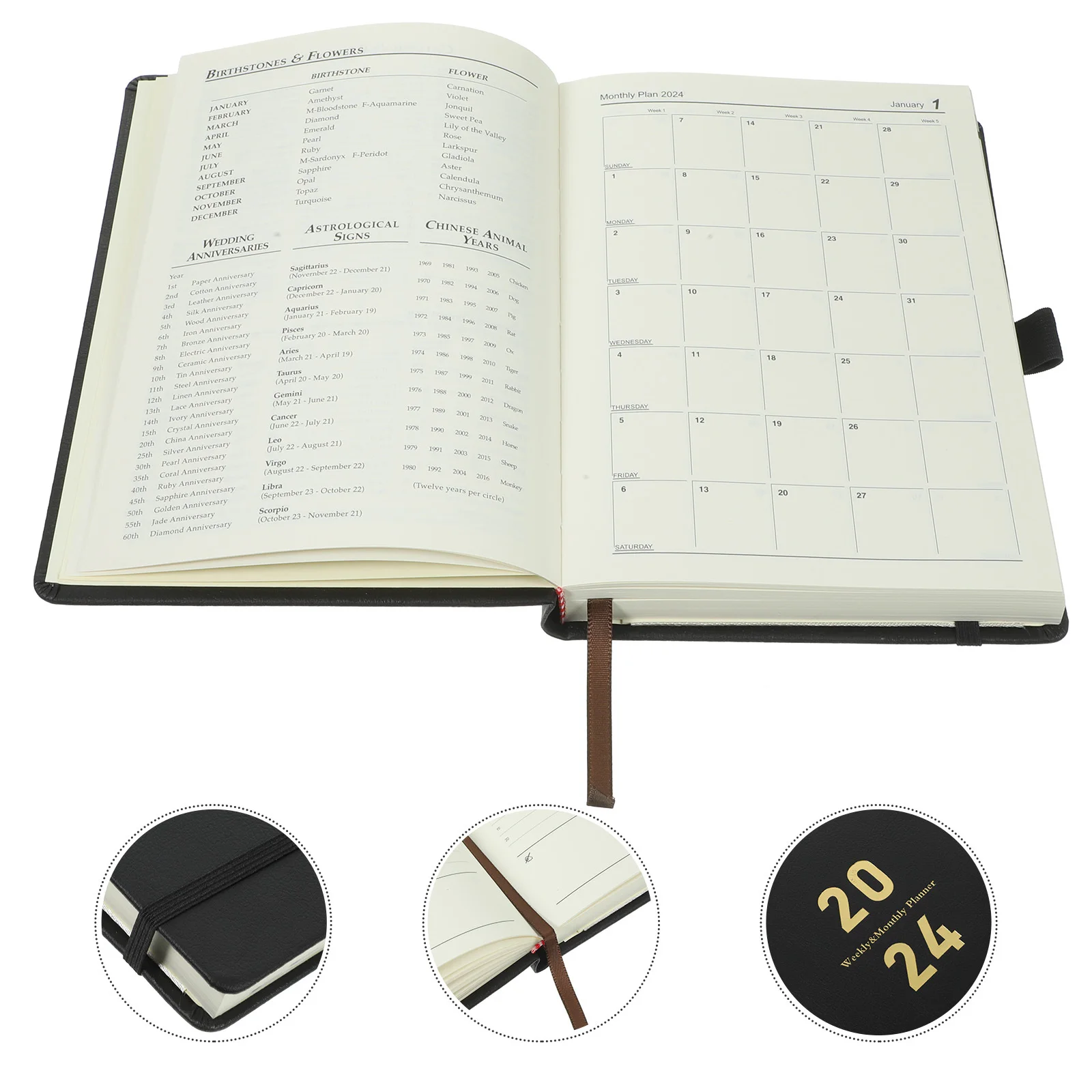 2024 مخطط أسبوعي، تقويم دراسة خفيف الوزن، سطح أملس، مفكرة فعالة للعمل، جدول المدرسة، لوحة موعد #2