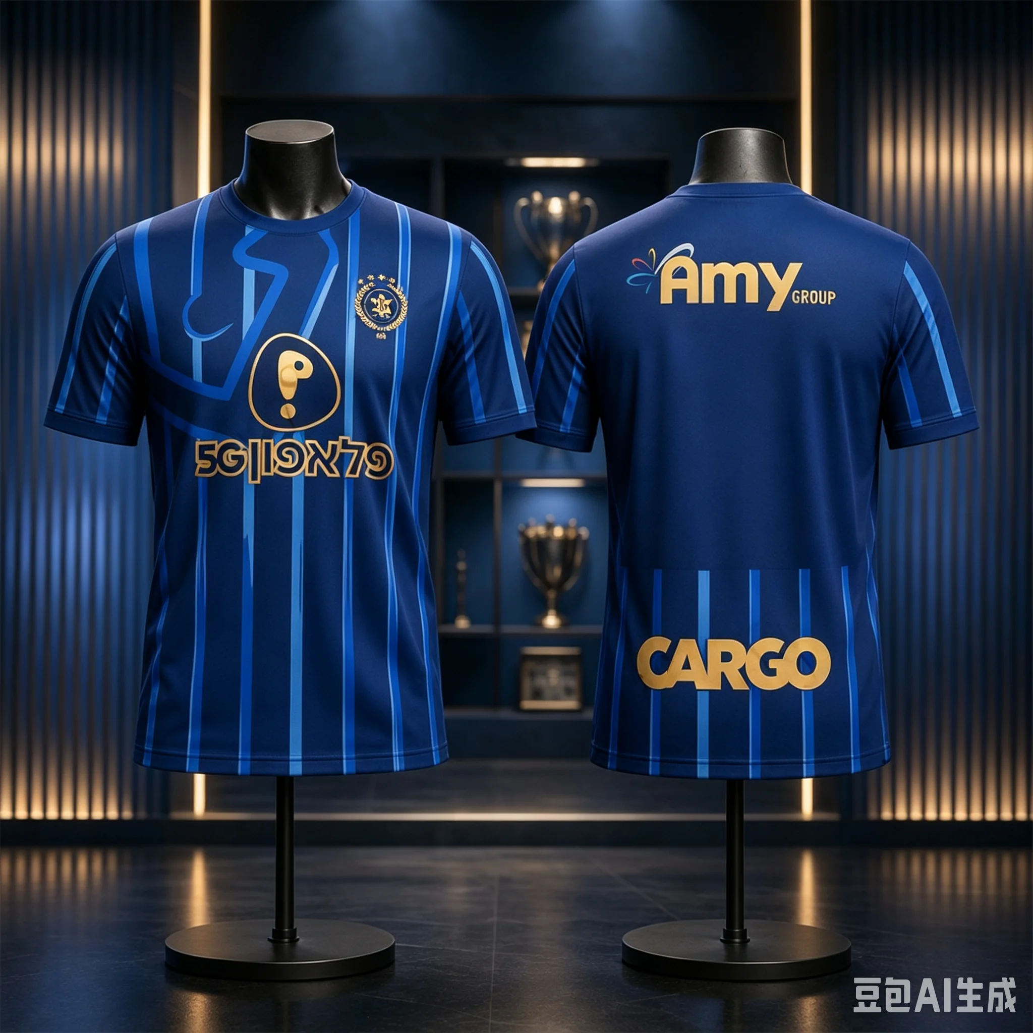 Heiß begehrtes 3D-gedrucktes Fußballtrikot T-Shirt von Maccabi Tel Aviv Israel – Sportlich und bequem, 2026, passend für die ganze Familie – Detail 5