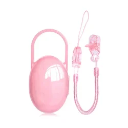 Newborn Baby Pacifier Box Soother Container Portable Pacifier Holder Dummy Teat Case Safe Plastic Infant Kids Travel Storage Box