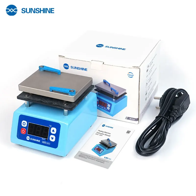 SUNSHINE LS2 MINI Constant Temperature Mini Heating Machine Uniform Heating for Layering Lamination Tinning Glue Removal Tool