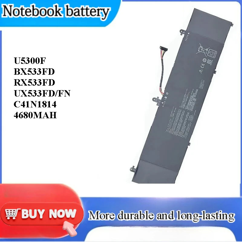 for ASUS U5300F BX533FD RX533FD UX533FD FN C41N1814 Battery Replacement