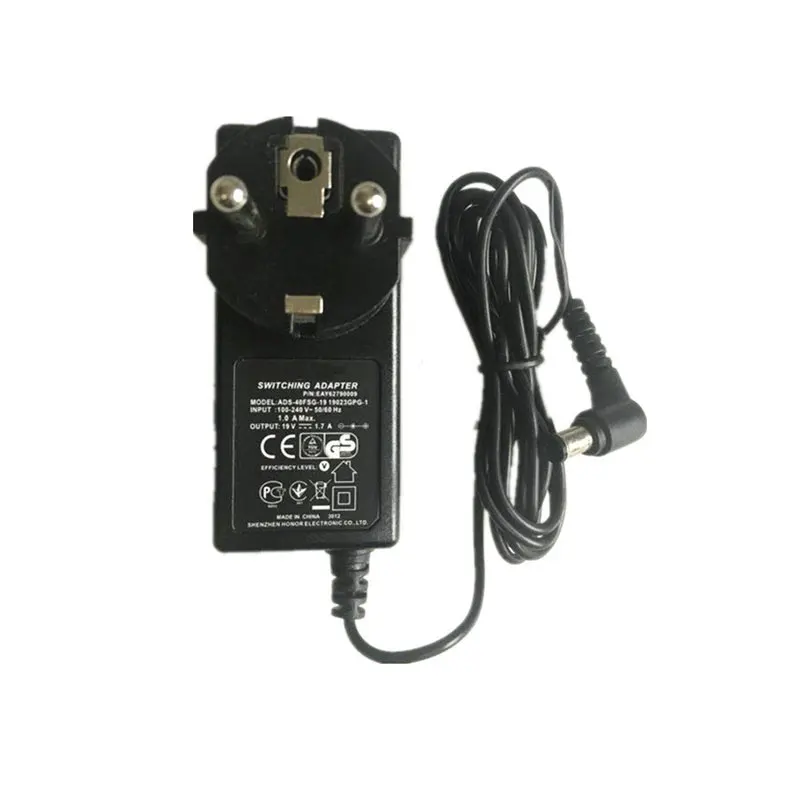 Imagem -02 - Original Novo 19v 1.7a 6.5*4.4 mm Adaptador ac para lg Lcap26a-e Ads40fsg19 Ad2138s20 19032gpg-1 Carregador de Adaptador de Energia