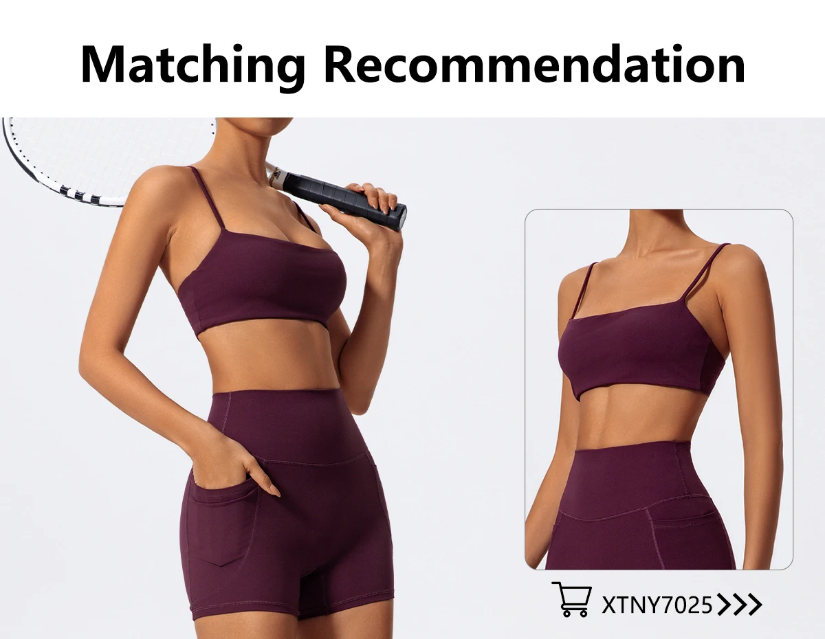 Hearuisavy Taschen Workout Gym Legging Frauen Radfahren Shorts Quick-Dry Yoga Kleidung Atmungsaktiv Hohe Taille Sport Shorts Weibliche – Detail 4