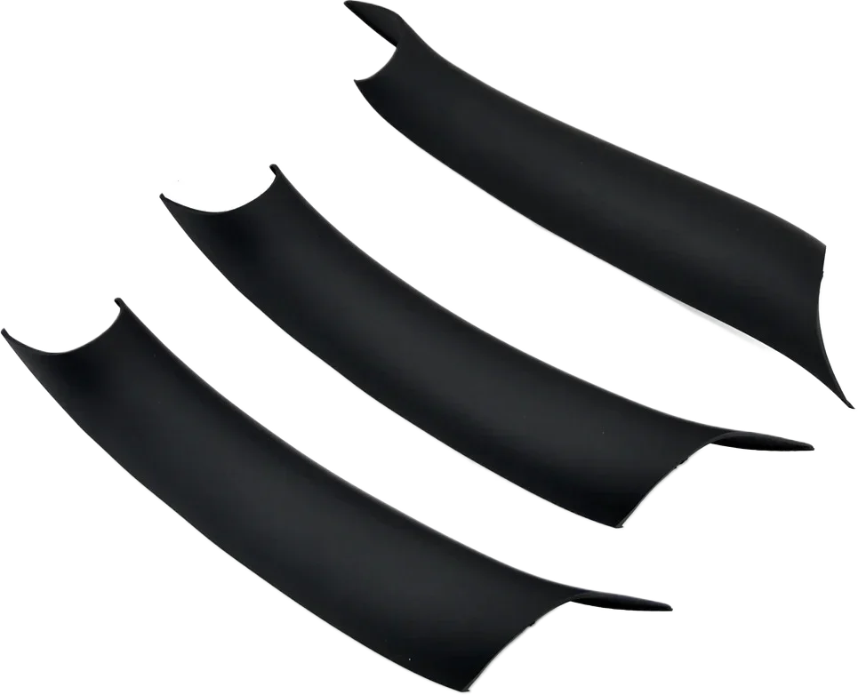 3Pcs Set Car Interior Door Side Handle Armrest Pull Trim Carbon Black Accessories For BMW X5 F15 X6 F16 2014-2018 LHD RHD