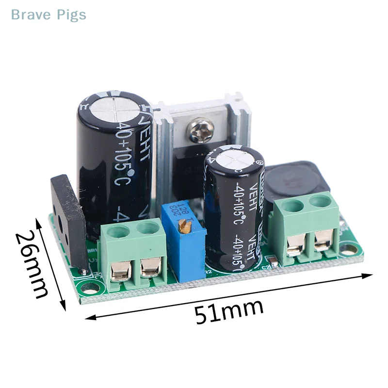 LM259 AC To DC 3.3v 5v 9v 12v 24v Step Down Converter Module Rectifier Filter