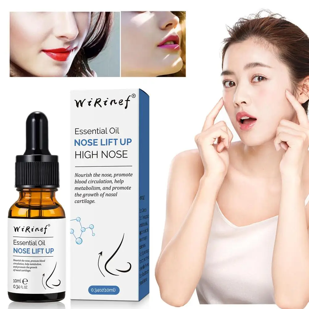 

Nose Up Heighten Rhinoplasty Essential Oil Reshape Collagen Nose Repair Nasal Essential Massage Moisturizing Firming Oil P8S2