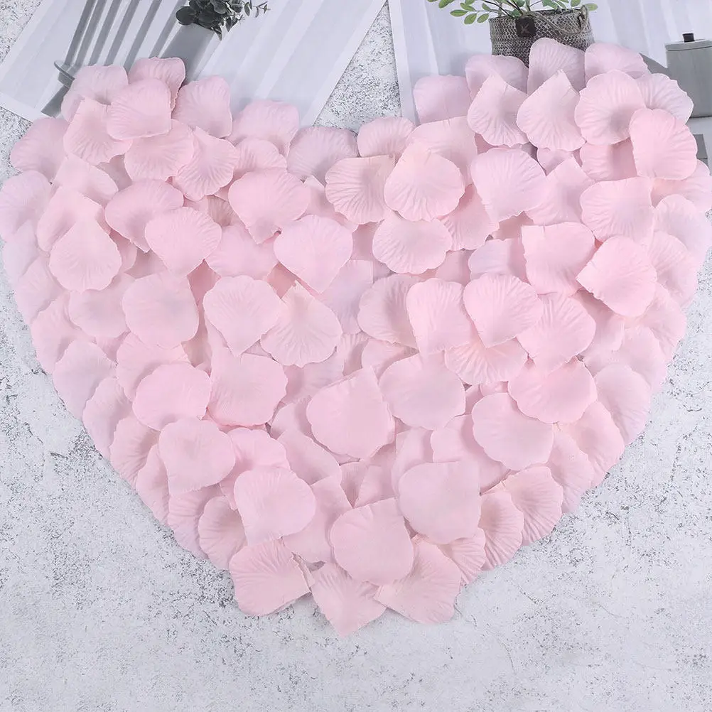 

2000 шт. искусственных лепестков роз из шелковой ткани для декора свадебных столов, праздничных украшений, сувениров для вечеринок, дома, офиса, праздников