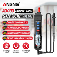 ANENG A3003 Digital Multimeter Pen AC/DC Voltmeter Ohmmeter Resistance Capacitance Digital Pen Meter 4000 Counts Pen Multimeter