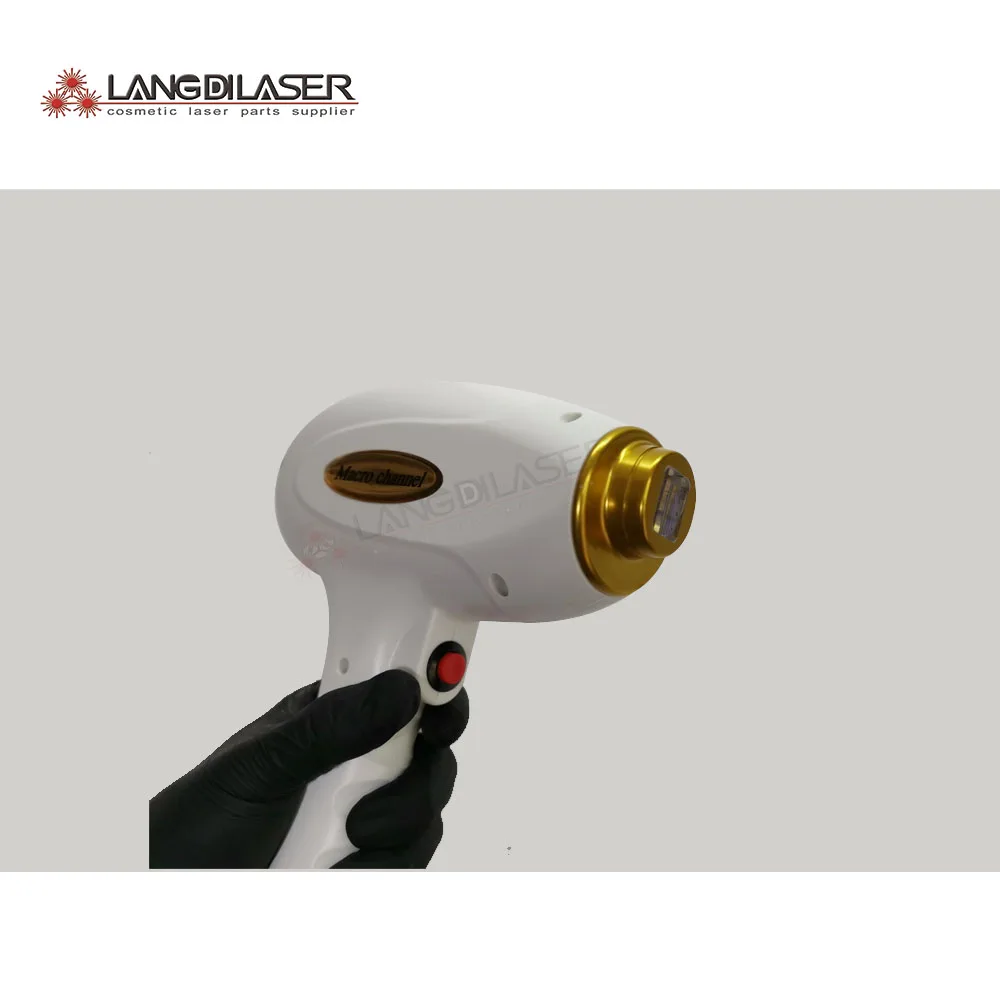 808nm Diode Laser Handpiece For Permanent Hair Removal With Changeable Window 10*10 / 15*15 / 15*20 / Warranty 10 Millions Times